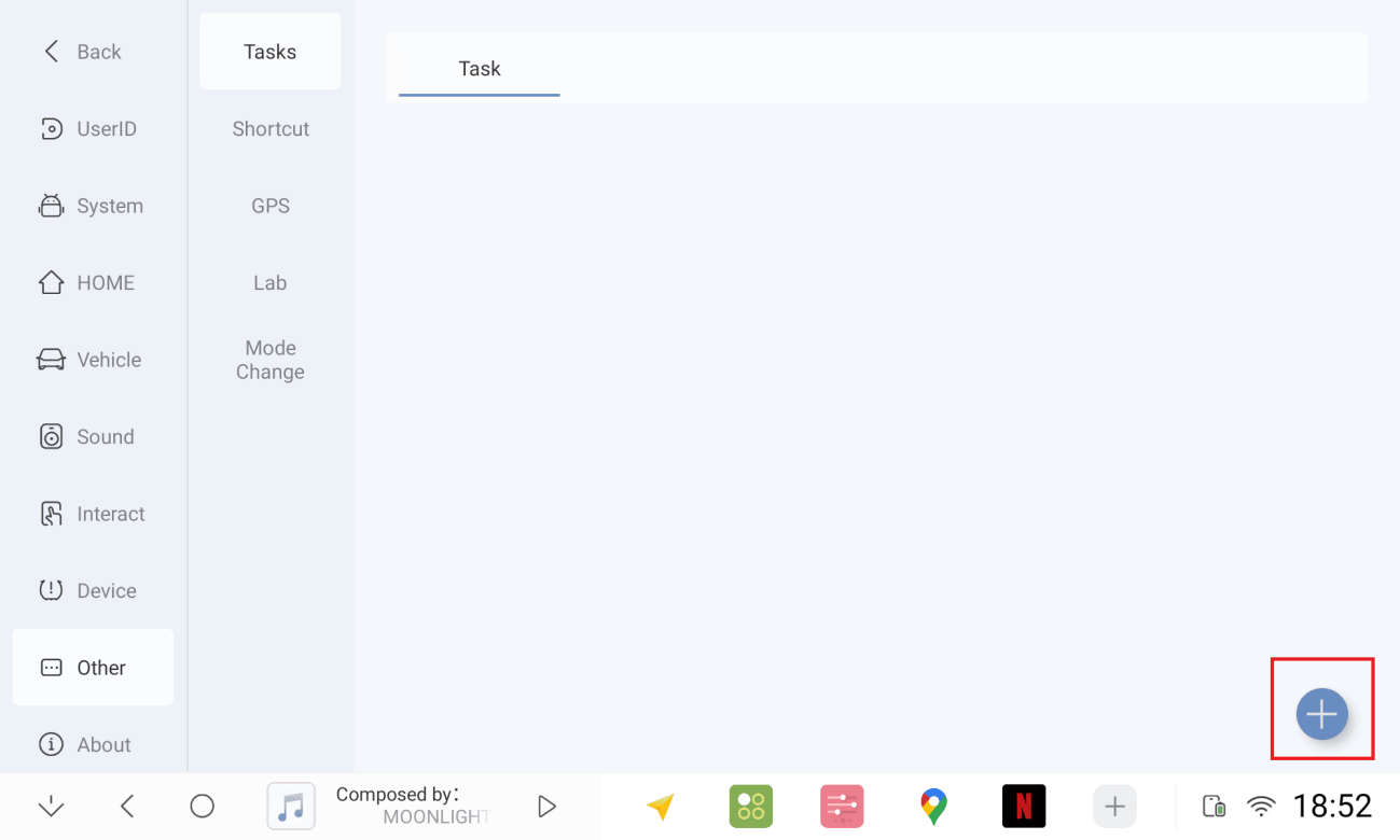 Planned Tasks Step 1a